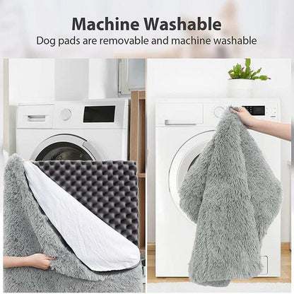 Plush Washable Dog Bed - Pampered Pets