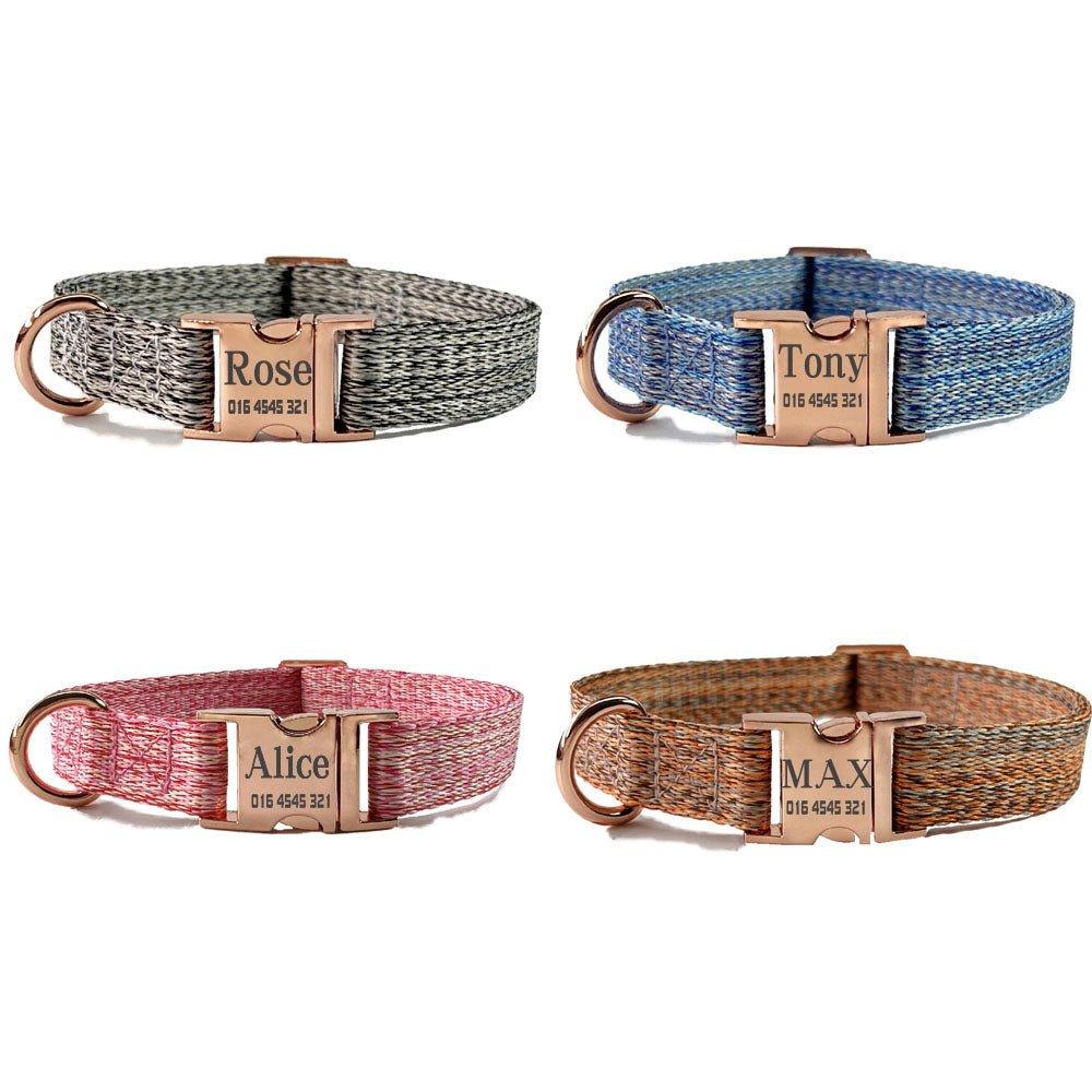 Personalized Nylon Dog Collar - Pampered Pets