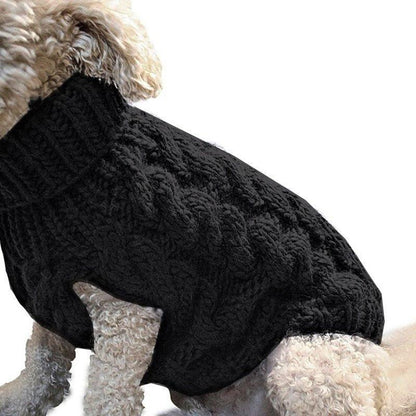 Soft Winter Cable Knit Sweater - Pampered Pets