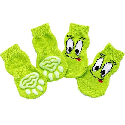 4Pcs Set Knitted Pet Socks - Pampered Pets