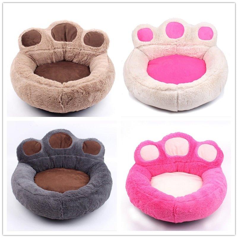 Paw Shape Washable Sleeping Dog Bed - Pampered Pets