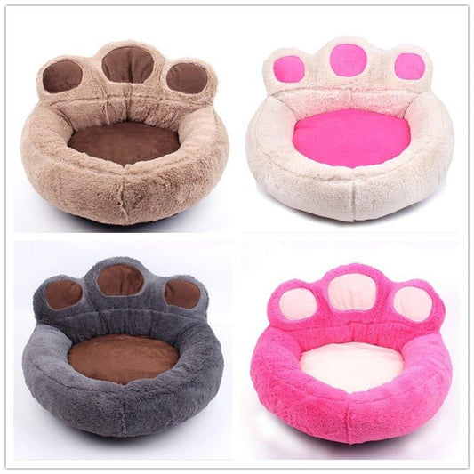 Paw Shape Washable Sleeping Dog Bed - Pampered Pets