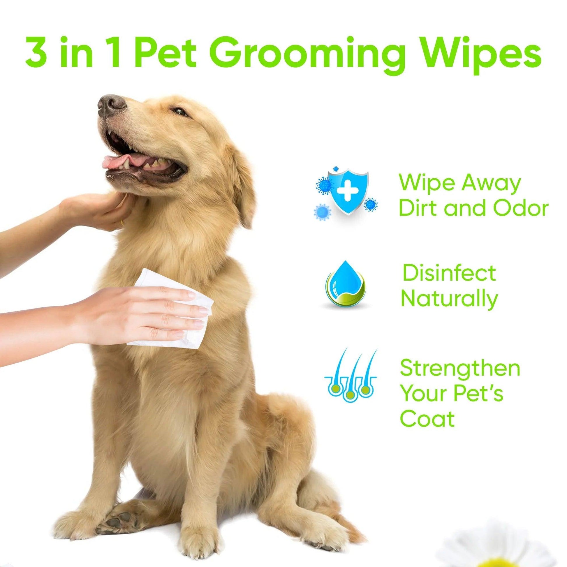 KIVEMA Pet Guard: Ultimate Care Pet Hygiene Wipes - Eyes, Ears, Face - Pampered Pets