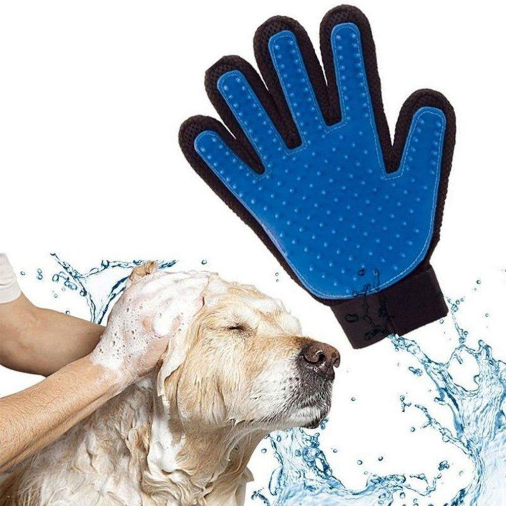 Pet Grooming Brush Glove - Pampered Pets