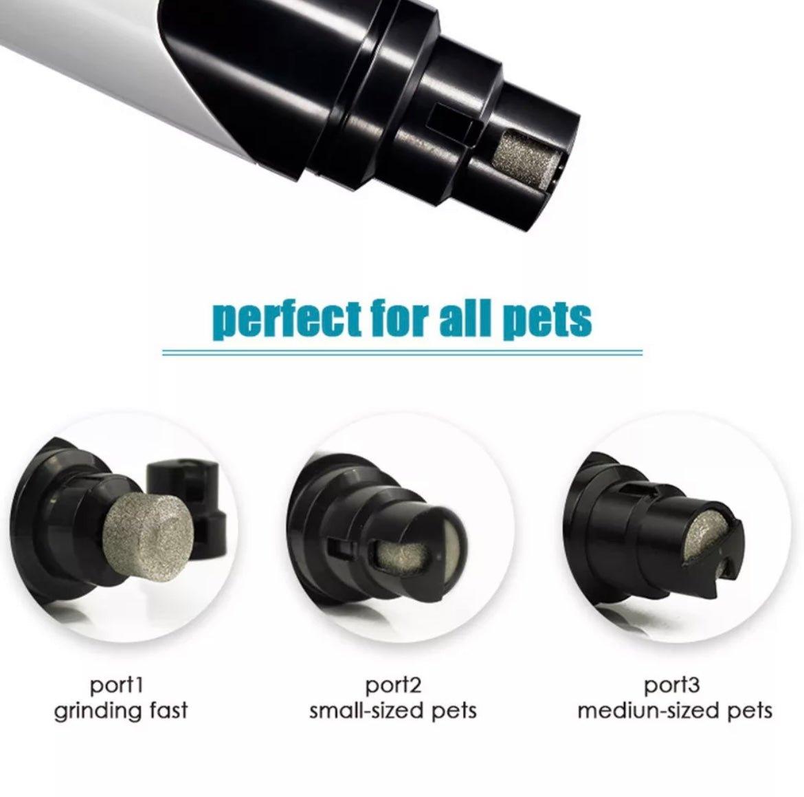 Rechargeable Pet Nail Grinder - Pampered Pets