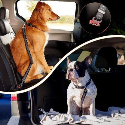 Upgraded Adjustable Dog Seat Belt - Pampered Pets