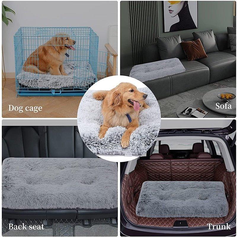 Plush Washable Dog Bed - Pampered Pets