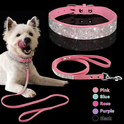 Pet Collar Leash Set - Pampered Pets