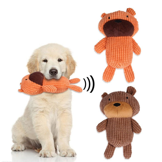 Pets Dog Toys Soft Plush Puppy Bite Resistant toy Small/Large Dogs Chew Squeaky Toy Interactive Pets Accessories Supplies - Pampered Pets