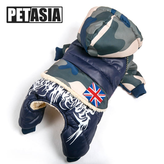 Pet Dog Clothes Winter Warm Fur Coats Waterproof Jacket Puppy Coat For French Bulldog Chihuahua Small Dogs Pets Clothing PETASIA | Pampered Pets