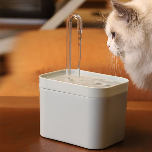 Water Filtering Drinker for Cats Pet Water Dispenser - Pampered Pets