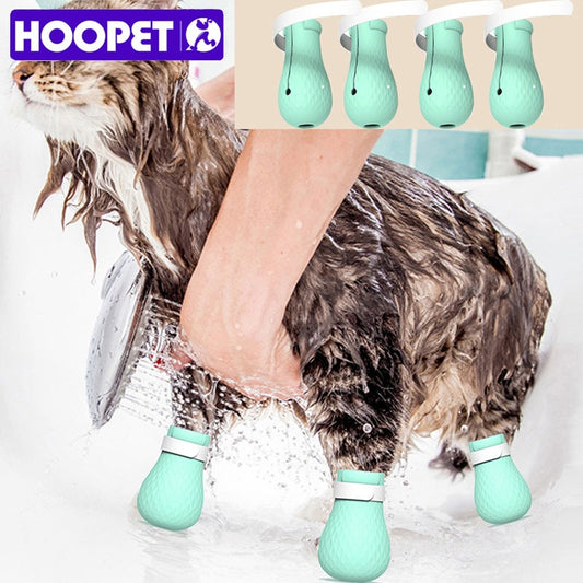 Anti-biting Bath Washing Cat Claw Cover Cat Shoes Boots | Pampered Pets