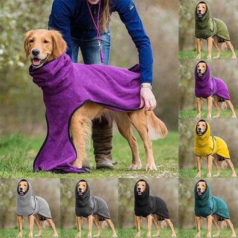 Dog Microfiber Bathrobes - Pampered Pets