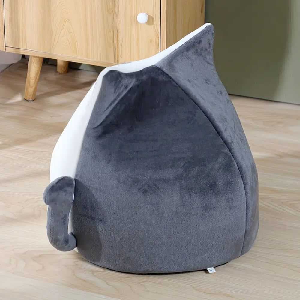 Adorable Cat Shape Pet House | Pampered Pets