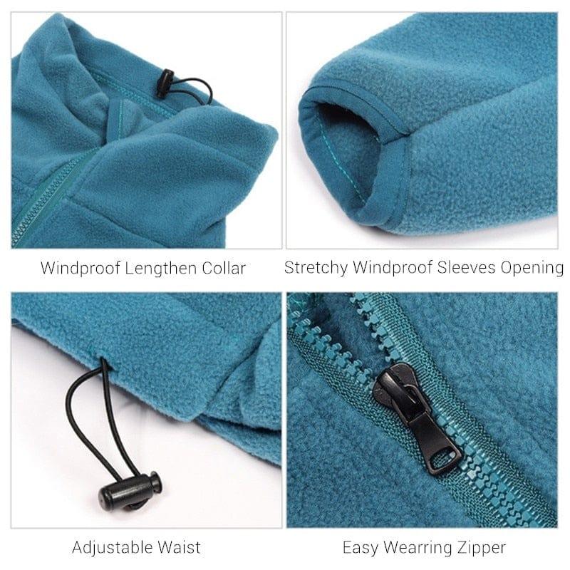 Thick Winter Fleece Dog Coat - Pampered Pets