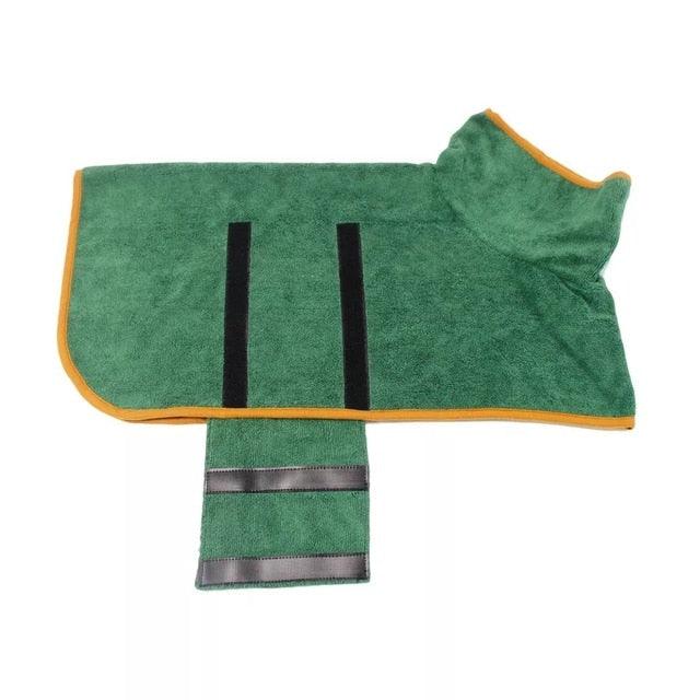 Super Absorbent Pet Bathrobe Towel - Pampered Pets