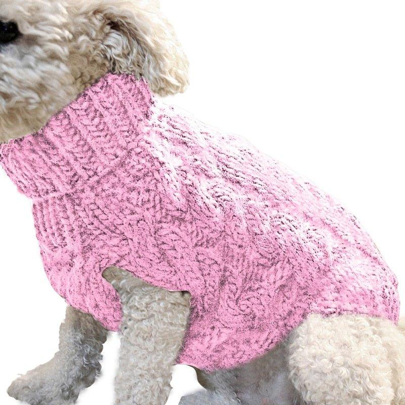 Soft Winter Cable Knit Sweater - Pampered Pets