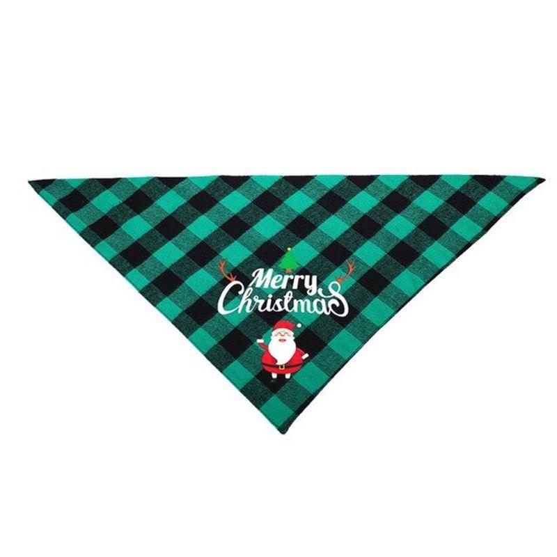 Dog Bandanas Pet Scarf Christmas Pet Triangle Bibs for Dogs Washable Bow Tie Collar Cat Dog Kerchief Small Large Dog Accessories - Pampered Pets