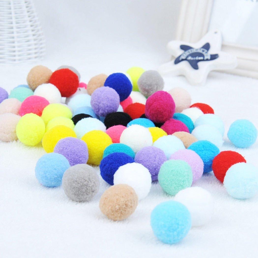 Pom Pom Cat Chew Ball Toy - Pampered Pets