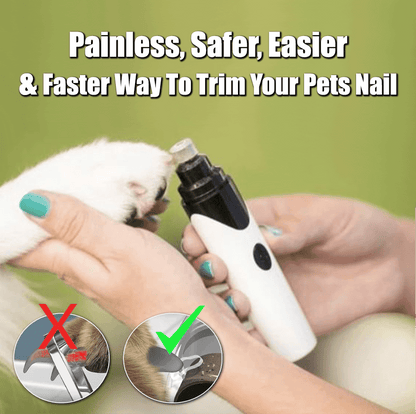 Rechargeable Pet Nail Grinder - Pampered Pets