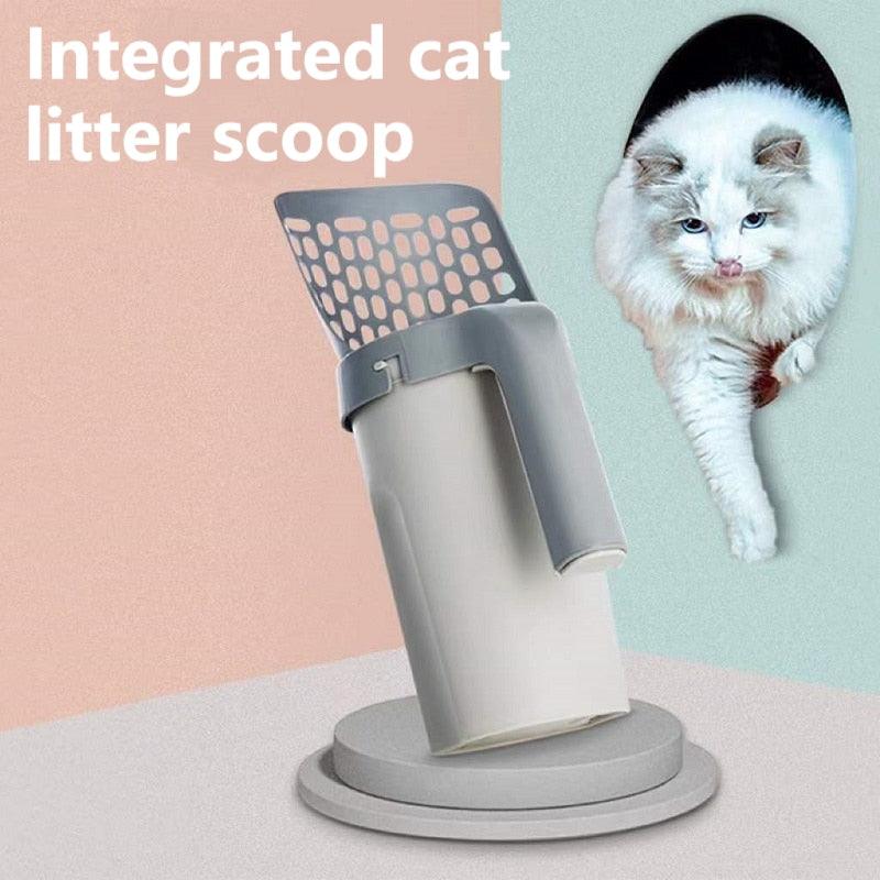 Integrated Cat Litter Shovel - Pampered Pets